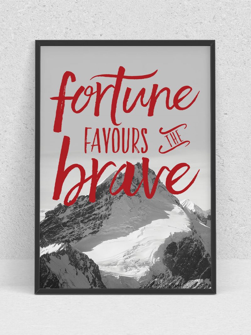 Fortune favours the brave