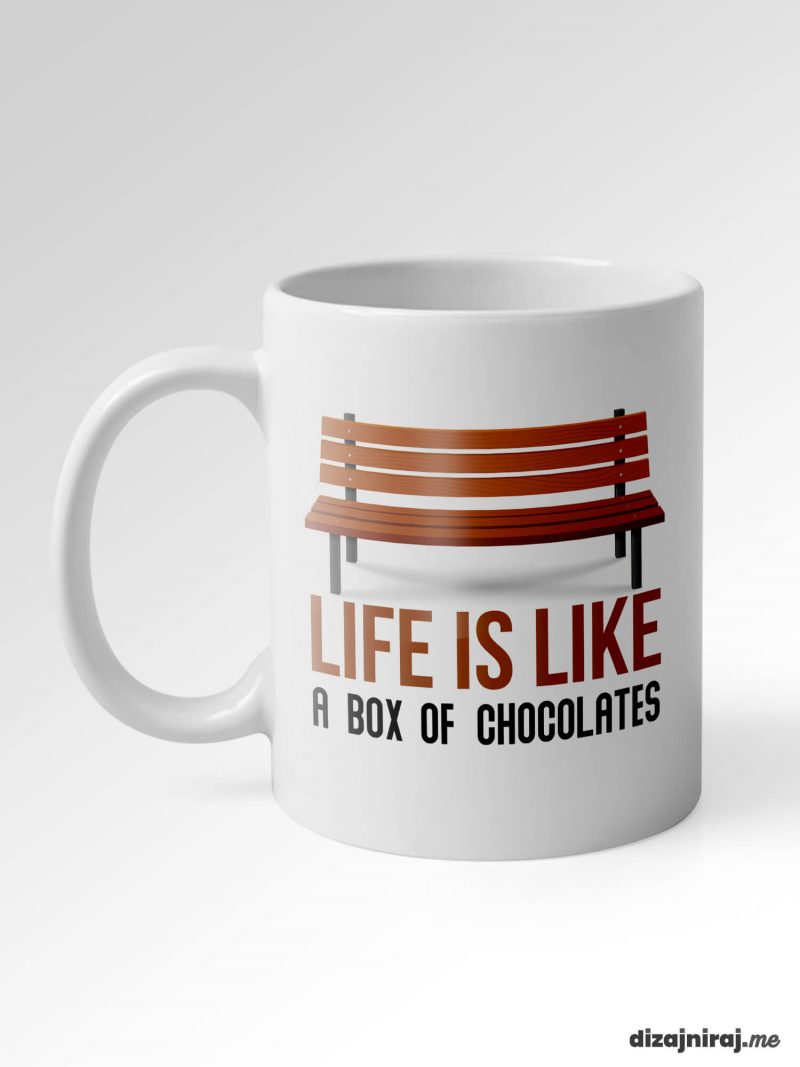 Šalica - Life is like a box of chocolates. You never know what you're gonna get.
